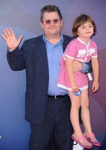 HOLLYWOOD, CA - JUNE 08: Actor Patton Oswalt and daughter Alice Oswalt attend the premiere of "Inside Out" at the El Capitan Theatre on June 8, 2015 in Hollywood, California. (Photo by Jason LaVeris/FilmMagic)