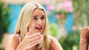 From ITV2 Love Island: SR2: TX15 Pictured: RACHEL CONFRONTS RYKARD This photograph is (C) ITV Plc and can only be reproduced for editorial purposes directly in connection with the programme or event mentioned above. Once made available by ITV plc Picture Desk, this photograph can be reproduced once only up until the transmission [TX] date and no reproduction fee will be charged. Any subsequent usage may incur a fee. This photograph must not be manipulated [excluding basic cropping] in a manner which alters the visual appearance of the person photographed deemed detrimental or inappropriate by ITV plc Picture Desk. This photograph must not be syndicated to any other company, publication or website, or permanently archived, without the express written permission of ITV Plc Picture Desk. Full Terms and conditions are available on the website www.itvpictures.com For further information please contact: james.hilder@itv.com / 0207 157 3052